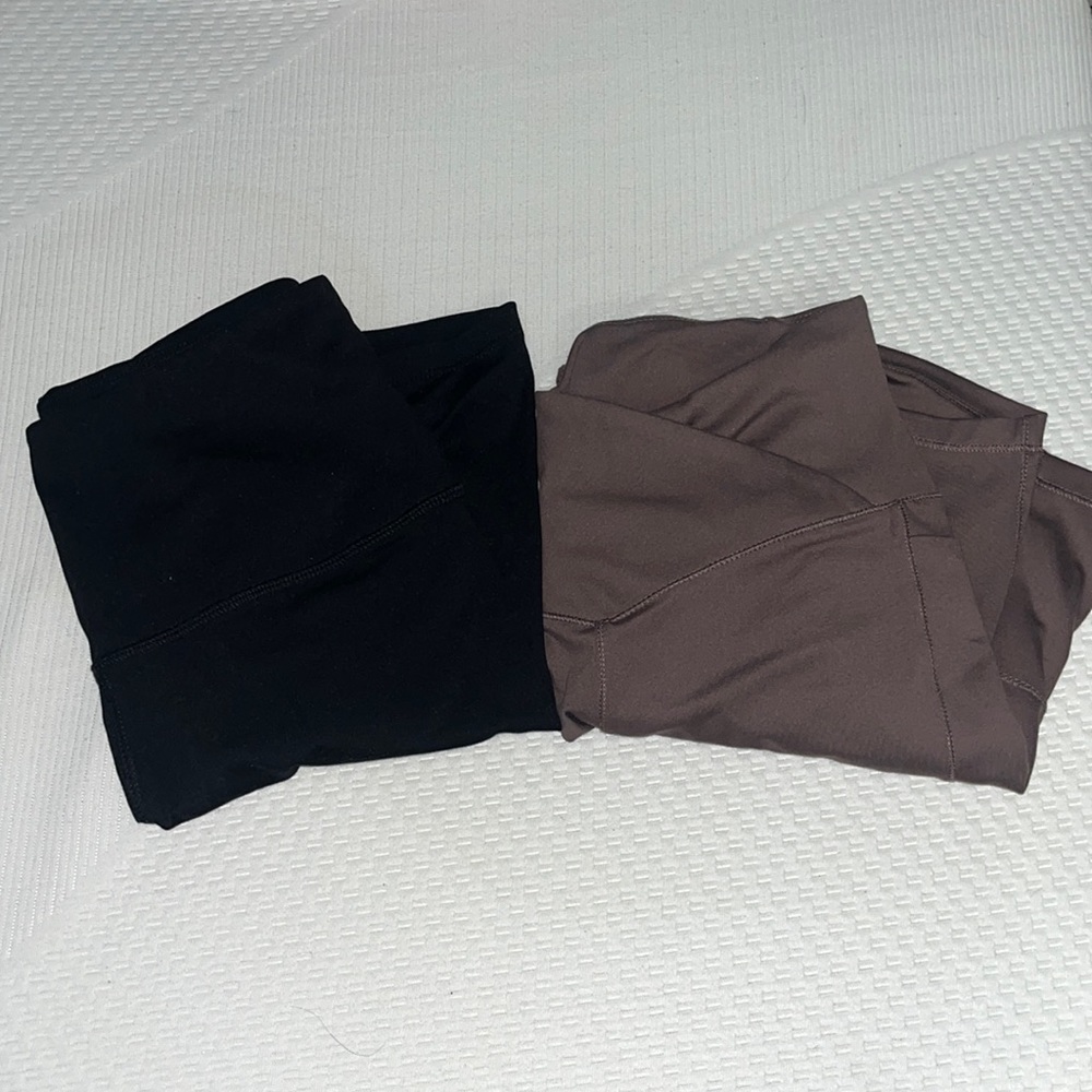 Purple and black biker shirt with cross waist line